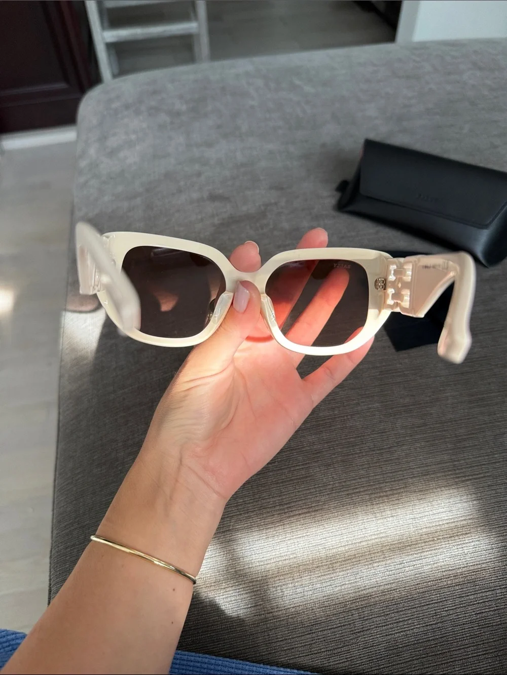 Bally Beige sunglasses